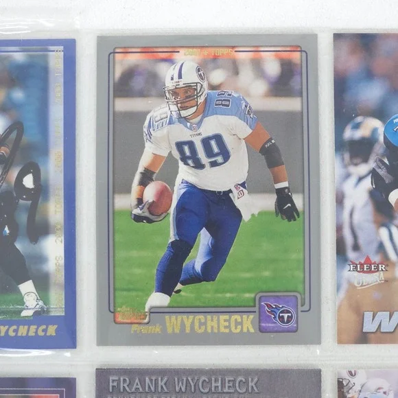 Frank Wycheck Football Card Lot Titans Autograph Inserts Chase Tennessee Vintage - Picture 7 of 16
